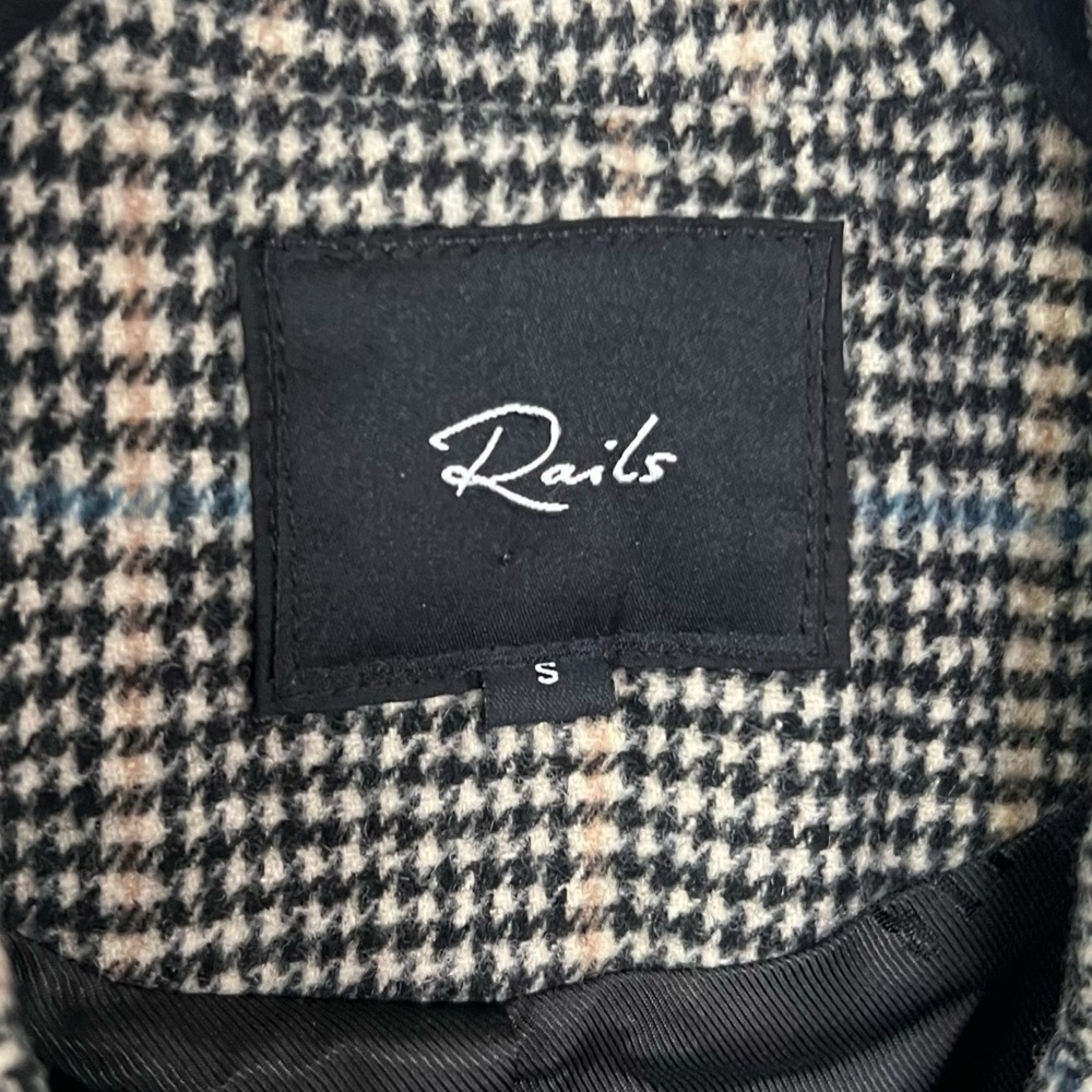 Nwot Rails Cody Houndstooth Check Double Breasted… - image 6